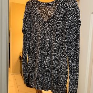 Michael Kors leopard print sweater, size medium